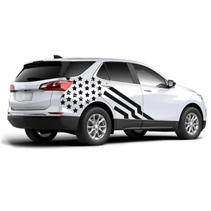 Side US flag graphics stickers decal compatible with Chevrolet Equinox - Picture 1 of 15