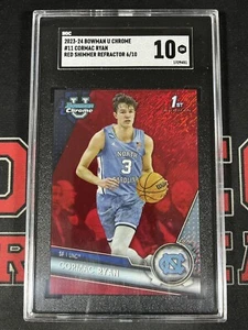 Cormac Ryan 2023/10 Red Shimmer 1st SGC 10 Gem Bowman U Chrome11 Unc *CCB - Imagen 1 de 2