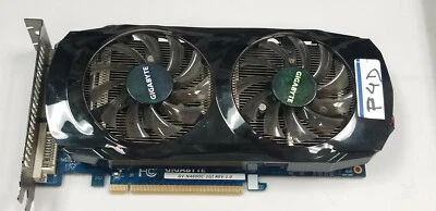Gigabyte Nvidia GeForce GTX 460 1GB DDR5 Gaming Video Card DVI HDMI PCI-e #P4D - Image 1 of 4