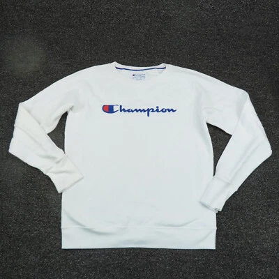 Champion Shirt Womens Large White Center Logo Breathable Gym Running Ladies - Image 1 of 4