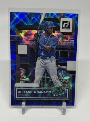 2022 Panini Donruss Alexander Canario Rated Prospects Blue /249 #RP-12 - Image 1 of 2