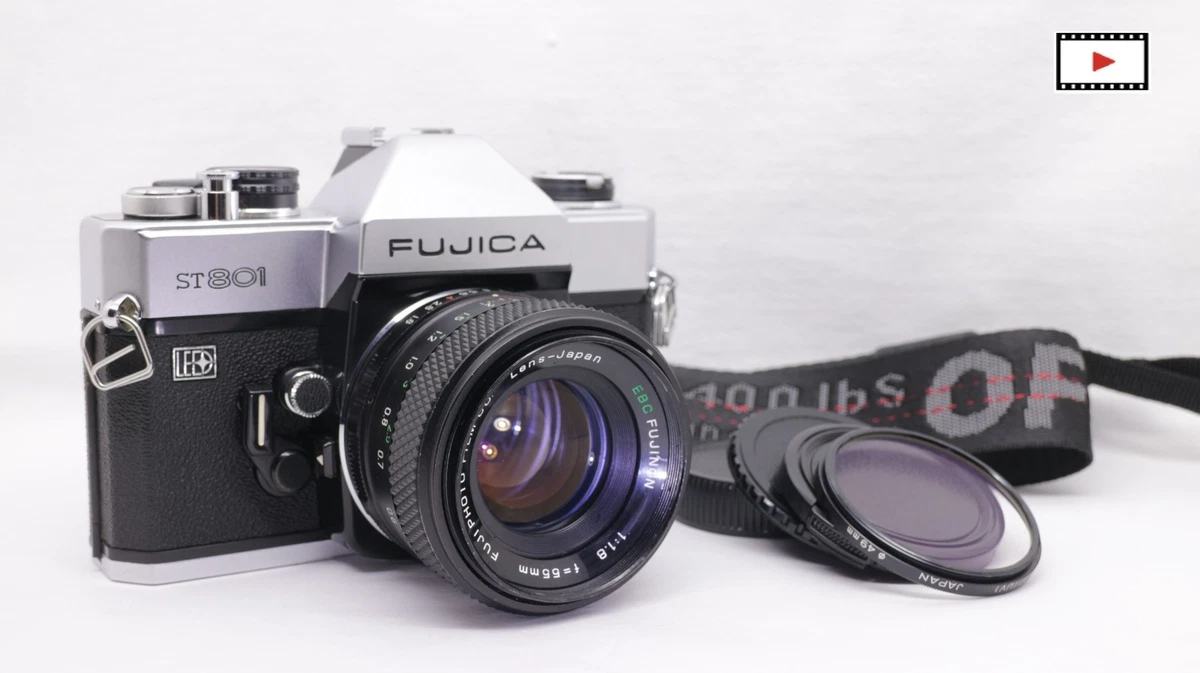 N,MINT] FUJICA ST801 film camra w/EBC FUJINON 55mm f/1.8 Lens From
