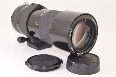 NIKON AI MICRO-NIKKOR 200MM F4 LENS TELEPHOTO MICRO SMALL ITEMS PHOTO FROM JAPAN - Image 1 of 4