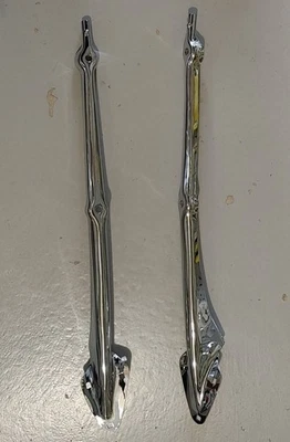 Parabrisas cromado soportes verticales 1926 1927 modelo T coche abierto Foto 1 de 3