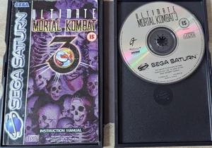 CD wie Neu keine Kratzer -OVp Ultimate Mortal Kombat 3 - Sega Saturn spiel CIB - Bild 1 von 10