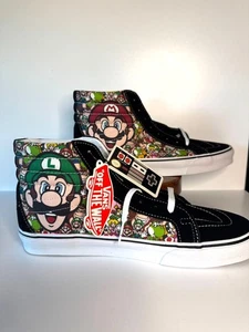 Scarpe Vans SK8-Hi Reissue Nintendo Mario & Luigi Uomo 12 VN0A2XSBK5P Nuove con scatola - Foto 1 di 24