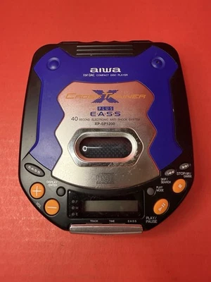 CD player portátil Discman AIWA Cross X Trainer XP-SP1200 testado e funciona - Imagem 1 de 4