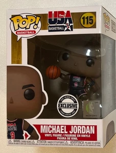 Funko POP Basketball USA Michael Jordan Blue Jersey Foot Locker 115 In Protector - Picture 1 of 7