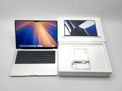 Apple MacBook Pro 14“ M1 PRO 8C CPU 14C GPU 512 GB SSD 16 GB Ram 2021 SILBER - Bild 1 von 4