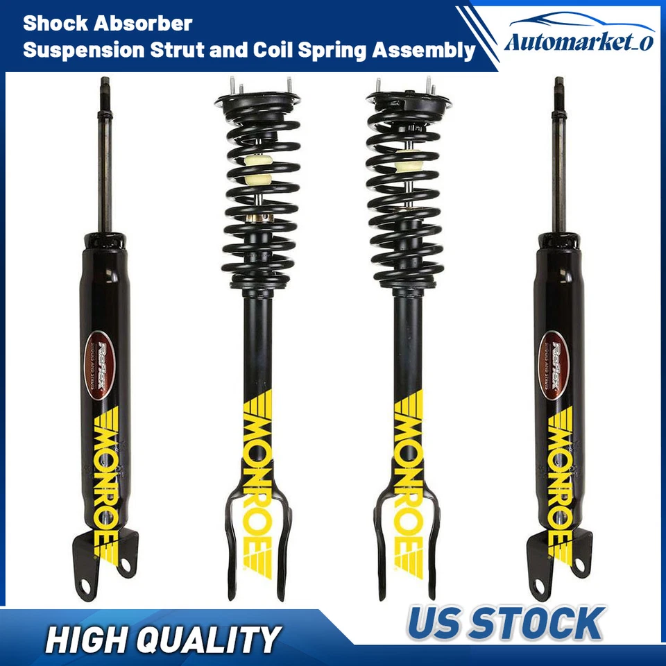 Amortiguador de puntales delanteros traseros con muelles helicoidales para Dodge Durango 2011-2015 3,6 L Foto 1 de 4