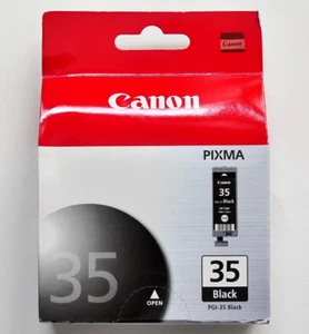 Genuine Canon PGI-35 Black Printer Ink Cartridge Pixma IP100 IP110 New Sealed - Picture 1 of 5