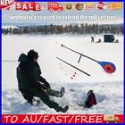 Mini Ice Fishing Rod With Pole Tip Outdoor Winter Fish Tackle (Blue 130Mm)