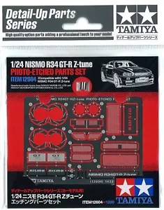 TAMIYA 1/24 Detail Up Parts No.04 Nismo R34 GT-R Z Tune Etched Parts Set - Picture 1 of 6