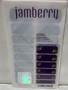 Jamberry Nail Wraps Full Sheet - NFL - Minnesota Vikings With Free Nail Prep Kit - Picture 1 of 3