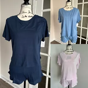 Auden by Target Nachtwäsche Pyjama Shorts Set - Rosa, Blau, Navy NEU - Bild 1 von 7