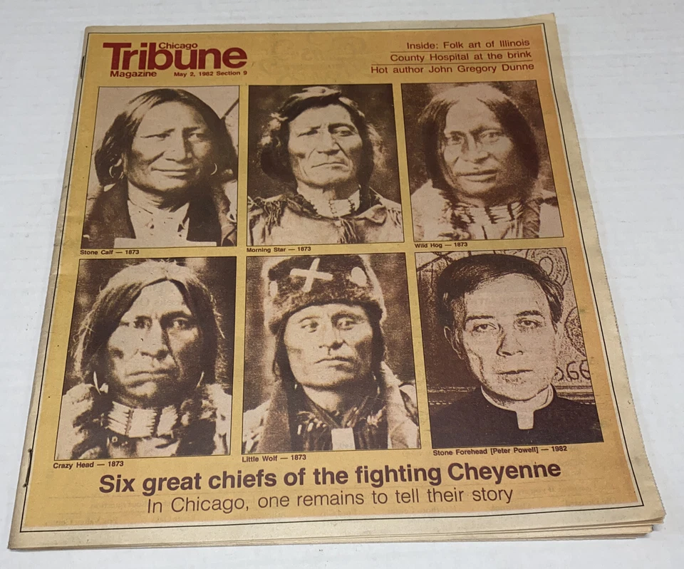 Vintage 1982 Cheyenne Indians tribune Magazine Fields ads - Image 1 of 4