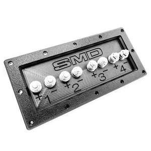 SMD Steve Meade Designs 4 Channel Heavy Duty Speaker Terminal Grade 8 - Picture 1 of 1