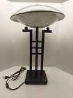 Flying Saucer Table Desk Lamp 24" Tall