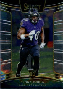 2018 Panini Select #69 Kenny Young Baltimore Ravens