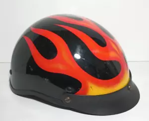 Casco de moto vintage Rodia Flames DOT XL - Imagen 1 de 6