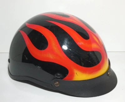 Casco de moto vintage Rodia Flames DOT XL Foto 1 de 4