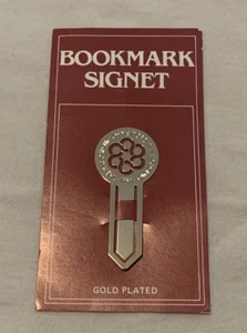 Municipality Of Metropolitan Toronto 1953 Gold Plated Bookmark Signet & Card - Picture 1 of 5