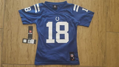 CAMISETA AZUL DE FÚTBOL AMERICANO DE LOS INDIANAPOLIS COLTS PEYTON MANNING NIÑAS NFL - TALLA S (7-8) Foto 1 de 4