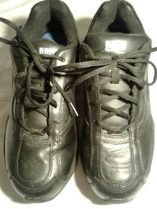 DREW SURGE MEN BLACK LEATHER ATHLETIC ORTHOTIC SHOE #40760-14 Size 10.5 - Picture 1 of 5