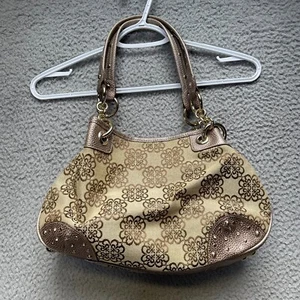 Kathy Van Zeeland Purse Tote Signature Floral HOBO Bag Top Handle - Picture 1 of 19