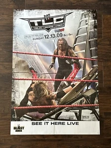 WWE 2009 TLC PPV APPROX 26" x 39" PROMO Folded Poster UNDERTAKER - Picture 1 of 5