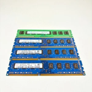 32GB 4x8GB Memoria RAM DDR3 1600Mhz Escritorio PC3 Lote de Trabajo - Ver fotografías. - Imagen 1 de 6