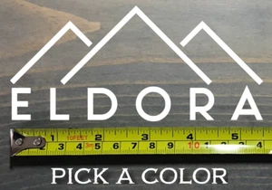 Eldora Sticker Decal Colorado 5.5" Keystone A Basin Ski A Mountain Snowboard - Picture 1 of 5