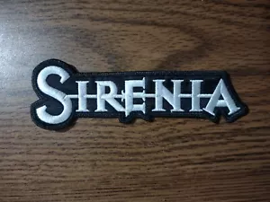 SIRENIA, WEISSER BESTICKTER AUFNÄHER - Bild 1 von 1