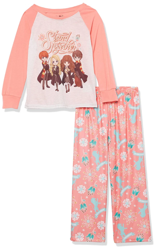 Harry Potter Girl's 'Stand Together' 2-Piece Polyester Pajama Set - Image 1 of 1