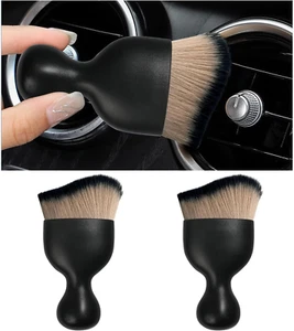 2PCS Car Interior Dust Brush, Soft Scratch Free Auto Detailing Brushes, Universa - Picture 1 of 12