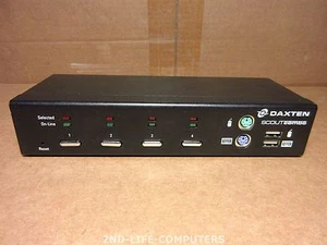 DAXTEN 1013-04K USB PS/2 VGA KVM SCOUTcombo Switch - EXCL PSU - Afbeelding 1 van 3