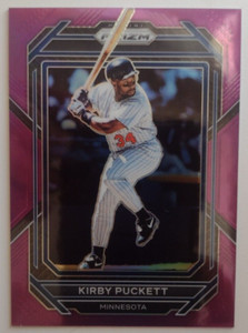 2023 Panini Prizm Kirby Puckett Twins Purple Prizm Parallel Insert #11/99 MLB