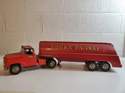 Camión remolque tractor vintage Tonka Toys "Tonka Tanker" Foto 1 de 4
