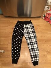 Black And White Champion Sweat Pants With Pockets Size Small