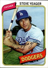 STEVE YEAGER 1980 Topps #726 BUY ANY 2 ITEMS FOR 50% OFF   B214R2S6P17