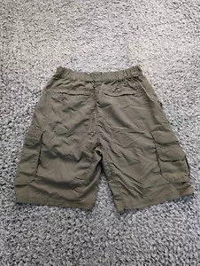 REI pantaloncino uomo piccolo grigio nylon Gorpcore outdoor escursionismo campeggio cargo casual - Foto 1 di 8