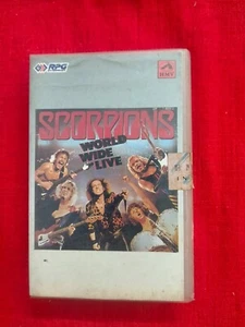 Scorpions World Wide Live RARE orig Cassette tape INDIA clamshell 1997 - Picture 1 of 4