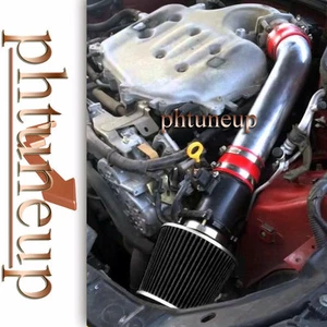 RED BLACK fit 2003-2006 INFINITI FX35 G35 3.5 3.5L V6 AIR INTAKE KIT SYSTEMS - Bild 1 von 1