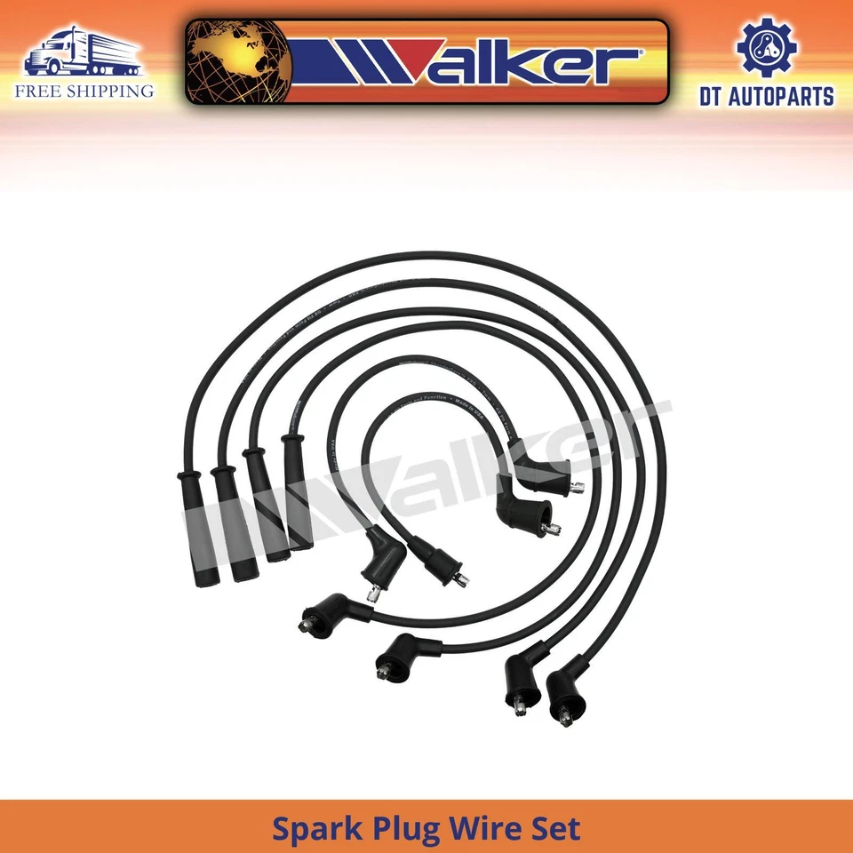 Juego de cables de bujía Walker 1972 1973 para Fiat 124 1971-1974 1,6 L L4 Foto 1 de 1