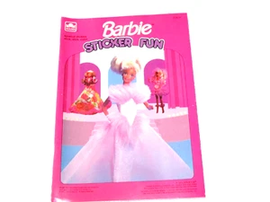 BARBIE STICKER FUN punch, wet, stick 1991 Golden Book (books) - Picture 1 of 6