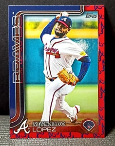 2025 Topps Series 2 Reynaldo Lopez TEAM COLOR BORDER VARIATION #435 SP **MINT** - Picture 1 of 9
