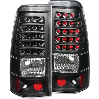 Anzo LED Taillights Clear W/ Red Inserts Black Housing 1999-2006 GMC Sierra 1500 - Image 1 of 4