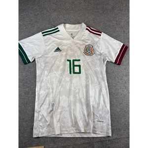 Vintage Adidas Mexiko Nationalmannschaft Hector Herrera #16 Fußball Trikot Herren S Aeroready - Bild 1 von 8