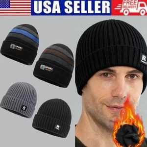 NEU Militär taktische Totenkopf Mütze Winter warm Fleece winddicht Ski Beanie Mützen Set - Bild 1 von 16