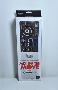 Hercules DjControl Starlight Black Serato DJ Lite Mix On The Move Controller - Picture 1 of 3